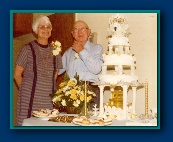 William F. & Helen (Kent) Hanrahan in 1976, 50th wedding aniversary